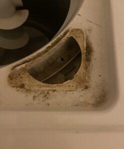 Rubbermaid Reveal Cordless Battery Power Scrubber, Gray/Red, Multi-Purpose Scrub Brush Cleaner for Grout/Tile/Bathroom/Shower/Bathtub, Water Resistant, Lightweight, Ergonomic Grip (1839685) 64 614lWq05SKL