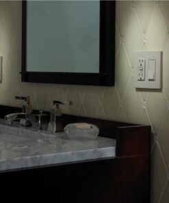 Lutron Claro 2 Gang Decorator/Rocker Wallplate, Gloss, White (1-Pack) | CW-2-WH 1 Pack 22 614mOGDeML