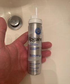 Men's Rogaine 5% Minoxidil Foam for Hair Loss and Hair Regrowth, Topical Treatment for Thinning Hair, 3-Month Supply, 2.11 Ounce (Pack of 3) Men's Rogaine Foam Treatment (3-Month Supply) 2.11 Ounce (Pack of 3) 51 614n6qSEbhL