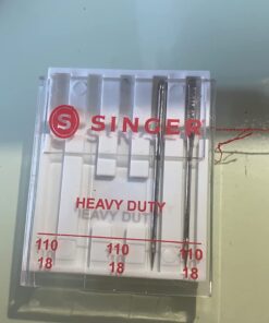 SINGER Sewing Machine Needles, 1-Pack, Size 18 3/Pkg Set of 3, Size 110/18 15 614nJXXrrXL