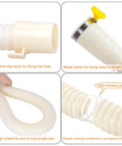 Alternative view of MyLifeUNIT Washing Machine Drain Hose Extension Kit, Universal Fit All Drain Hose, 6.9 Feet Beige
