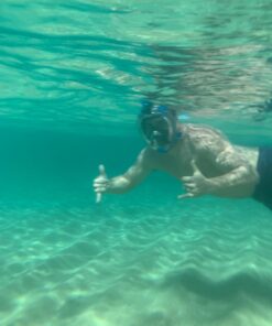 U.S. Divers Proflex II Adult Large (9.5-11.5) Enclosed Heel Pocket Snorkeling, Swimming, and Diving Fins, Blue 13 614p6dtph3L