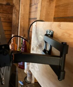 Full Motion TV Monitor Wall Mount Bracket Articulating Arms Swivel Tilt Extension Rotation for Most 13-42 Inch LED LCD Flat Curved Screen TVs & Monitors, Max VESA 200x200mm up to 44lbs by Pipishell 42 614qDxmdTZL