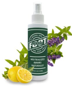 Natural Shoe Deodorizer and Foot Spray – Foot Odor Eliminator for Shoes, Sports Equipment, and Feet – Long-Lasting, Smelly Feet Odor Neutralizer for Adults and Kids – USA-Made by Foot Sense, 5 Oz. 1 15 614qXhpNBrL