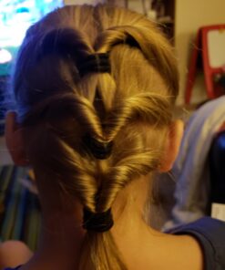 Conair Topsy Tail Hair Tool, Ponytail Hair Loop Styling Tool with Hair Ties Hair Styling Kit Included, 5-Piece Set Black 39 614qodmSkpL