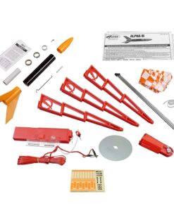 Estes Alpha III Launch Set, 12 years and up with Adult Supervision if under 12, Black,Orange Single 18 614ral ECrL