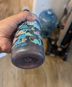 Contigo Aubrey Kids Cleanable Water Bottle with Silicone Straw and Spill-Proof Lid, Dishwasher Safe, 14oz 2-Pack, Blueberry & Monsters 14oz 2 Pack 17 614sIGfIThL