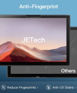 JETech Screen Protector for Surface Pro 7 Plus/Surface Pro 7 12.3-Inch, 9H Tempered Glass Film, Support Surface Pen, HD Clear, 2-Pack Pro 7/Pro 7 Plus 12.3" 17 614syg2HUL