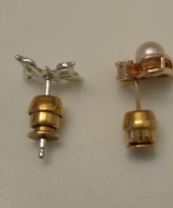 Chrysmela Catch Yellow Gold most secure high tech earring lock earring back replacement for all types of earring posts auto adjustable auto locking hypoallergenic patented in 5 countries 22 614tl1JiPHL