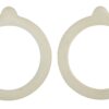 HIC Silicone Replacement Gasket Seals, Fits Regular Mouth Canning Jars, 3.75 x 3.75-Inches, Set of 4 22 614uMxGUlL