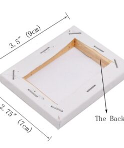 SL crafts Mini Stretched Canvas 3.5"X2.75" (1 Pack of 12 Mini Canvases) 23 614vGNlQn6L
