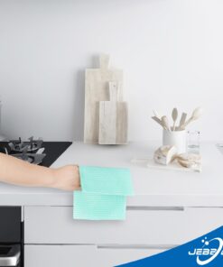 JEBBLAS Cleaning Towels Dish Towels and Dish Cloths Reusable Towels,Handy Cleaning Wipes, Great Dish Towel, Disposable, Absorbent, Dry Quickly 60 Sheets/Pack,5 Color 5 Color, 60 Sheets 17 614vzWu66YL