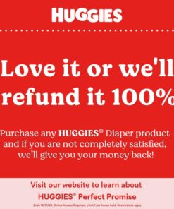Huggies Size 1 Diapers, Little Snugglers Newborn Diapers, Size 1 (8-14 lbs), 198 Count 50 614wg 7FlaL