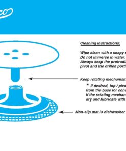 Ateco Cast Iron and Non-Slip Pad Cake Stand, 12 inch, White #612 12" Round, Cast Iron Base 21 614xCo2lPGL