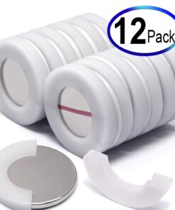 CMS Magnetics - (12 Count, 1.26”x1/8”) Powerful Neodymium Disc Magnets with 3M Adhesives Included, Strong Disc Rare Earth Magnet for Fridges, Crafts, Iron Filing Demo, Science & DIY Projects Neodymium Magnets 1.26x1/8 12 pks 8 614xvQxN7WL