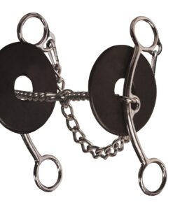 The Brittany Pozzi Collection by Professionals Choice Equine Three Piece Twisted Wire Bit (6.5-Inch)