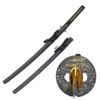 MAKOTO Handmade Sharp Katana Black Samurai Sword 40" Tsunami 14 614yXW5xEoS
