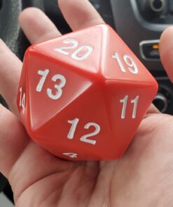 Koplow Games Red Jumbo Dice D20 Count Down 55mm Dice 8 614yelri6BL
