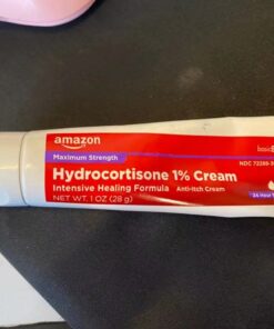 Amazon Basic Care Maximum Strength Anti-Itch Cream, Hydrocortisone 1 Percent Intensive Healing Formula, Itch Relief For Bug Bites, Eczema, Psoriasis, Poison Ivy, Oak and Sumac, 1 Ounce 1 Oz Cream 22 614ylJ0D5CL