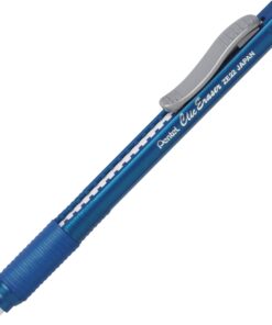 Pentel® Clic Erasers®, 5", Assorted Barrel Colors, Pack of 3 Black / Blue 1 Pack of 3 ZE21BP3-K6 19 615 isT4qaL