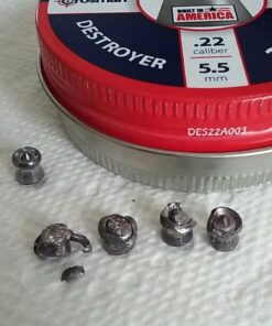 Crosman DES22 Destroyer .22-Caliber Pellets, SILVER (175-Count) 27 6150MSqGbnL