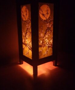 Moon Sakura Table Lamp Lighting Shades Floor Desk Outdoor Touch Room Bedroom Modern Vintage Handmade Asian Oriental Wood Bedside Gift Art Home Garden Christmas I3M 24 6152lFYga3L