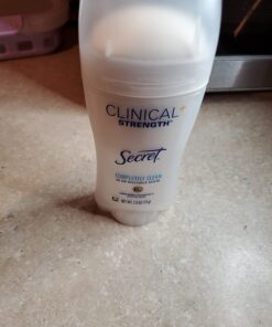Secret Clinical Strength Antiperspirant and Deodorant for Women Invisible Solid Completely Clean 2.6 Oz 2.6 Ounce (Pack of 1) 25 6153IxAcOeL 1
