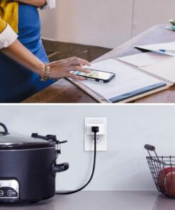 Kasa Smart Plug Classic 15A, Smart Home Wi-Fi Outlet Works with Alexa & Google Home, No Hub Required, UL Certified, 2.4G WiFi Only, 1-Pack(HS105) , White 28 6153vOi49JL