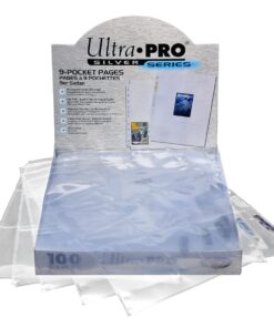 Ultra Pro 9 Pocket Pages Silver Series 100 Pages of Card Sleeves for Trading, Baseball Card Binder, Pokemon and Baseball Card Sleeves Single 27 61540cHL0gL