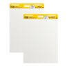 Post-it Super Sticky Easel Pad, 25 in x 30 in, White, 30 Sheets/Pad, 2 Pad/Pack, Large White Premium Self Stick Flip Chart Paper, Super Sticking Power (559) 30 61549lBElAL
