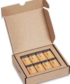 Amazon Basics (Pack of 8) 9 Volt Alkaline Performance All-Purpose Batteries, 5-Year Shelf Life, Packaging May Vary 1 Count (Pack of 8) 35 6156ZZ7lLCL