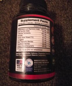 Arazo Nutrition TestoBoost Test Booster Supplement - Potent & Natural Herbal Pills - Boost Muscle Growth - Tribulus, Horny Goat Weed, Hawthorn, Zinc, Minerals 31 61576j580eL 1