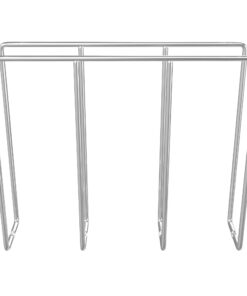 Rev-A-Shelf U-Shaped Wire Tray Divider Bakeware Cookie Sheet Organizer for Wall or Base Kitchen Cabinets for Face Opening of 3.25" Chrome, 596-10CR-52 1 Pack 33 6157iwFV3CL