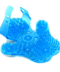 SAMYO Palm Shaped Massage Glove Body Massager with 9 360-degree-roller Metal Roller Ball Beauty Body Care (Blue) Blue 11 6159rdtZ3OL