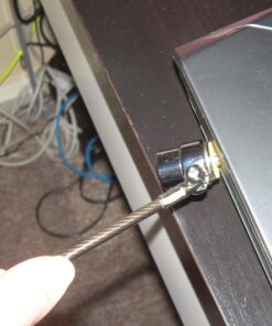 RUBAN Notebook Lock and Security Cable (PC/Laptop) Two Keys 6.2 Foot (Black) only fit Security Slot (7x3mm) 34 615AW4iPP3L