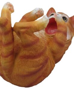 Decorative Tabby Kitty Cat Wine Bottle Holder Sculpture for Whimsical Tabletop Wine Racks and Stands or Animal Statues & Kitten Figurines As Birthday Gifts for Cat Lovers by Home-n-Gifts 10 615CRk7bUUL