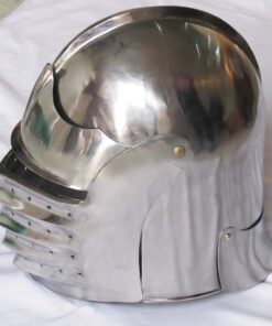 NauticalMart EUROPEAN ITALIAN CLOSE ARMOR HELMET MEDIEVAL KNIGHT VISOR HELMET COSTUME 5 615ElE2XhIL