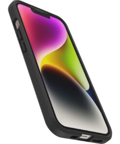 OtterBox IPhone 14 & IPhone 13 Prefix Series Case - BLACK CRYSTAL (Black/Clear), Ultra-Thin, Pocket-Friendly, Raised Edges Protect Camera & Screen, Wireless Charging Compatible Black/Clear 9 615EysgocLL
