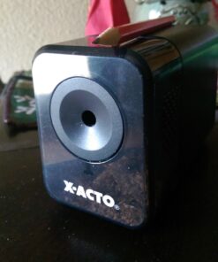 X-ACTO 1818LMR XLR Office Electric Pencil Sharpener, Charcoal Black 45 615FGO6omWL