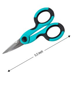 SINGER 00558 5-1/2-Inch ProSeries Heavy Duty Scissors with Power Notch , Teal 14 615Gn7DCf6L