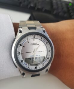 Casio Men's AW80-1AV Forester Ana-Digi Databank 10-Year Battery Watch Silver 21 615IJwBeOuL