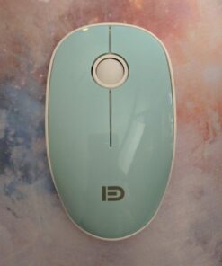 FD Wireless Mouse, V8 2.4G Optical Silent Cordless Mouse with USB Receiver and Manual, Slim Portable Travel Computer Mice for Laptop Desktop PC MacBook Chromebook, Mint Green 42 615JAUPXYL