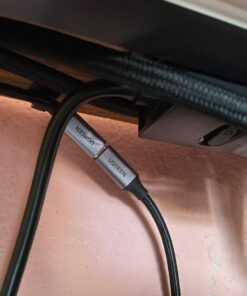 UGREEN USB C Extension Cable, (3.3Ft/1M/10Gbps/100W), USB C 3.2 Extender Nylon Type C Male to Female Cord Charging & Transfer Compatible with PSVR2/Macbook/iPad Pro/USB C Hub/Magsafe Charger/iPhone15 3.3 FT 18 615JTBoo3kL