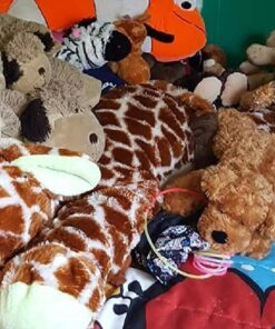 Handy Laundry Jumbo Toy Hammock, Organize Stuffed Animals or Children's Toys, Looks Great with Any Decor While neatly organizing Kid's Toys and Stuffed Animals, Expands to 5.5 feet, White 31 615Kb6sWBL