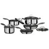 Starfrit "The Rock" Stainless Steel 10 Piece Set 034611-001-0000 9 615MfxkDRIS
