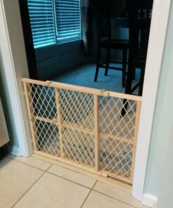 Evenflo Position and Lock Baby Gate, Pressure-Mounted, Tan 40 615MvUg6tLL