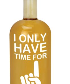 Alternative view of BigMouth Inc. Wine Bottle Glass - “I Only Have Time for 1 Glass of Wine”, Large Wine Glass, Holds an entire 750mL Bottle of Wine One Glass