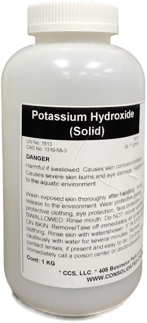 Potassium Hydroxide (Solid) 1kg