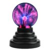 CozyCabin Mini Plasma Ball, 3 Inch Plasma Lamp Blue, Touch Sensitive Plasma Globe USB or Battery Powered, for Parties Kids Christmas Electronic Globe Static Ball #1 Round 20 615NgHTHP3L