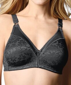 Alternative view of Bali Double Support Wireless Bra, Lace Bra with Stay-in-Place Straps, Full-Coverage Wirefree Bra, Tagless for Everyday Wear 34B Porcelain
